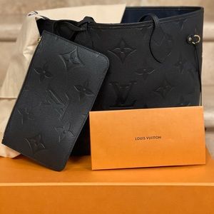 Louis Vuitton Neverfull MM Monogram Empreinte Leather